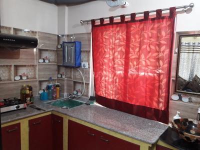 Kitchen Image of 500 Sq.ft 1.5 BHK Apartment / Flat for rent in Kasba Kolkata for Rs. 15500