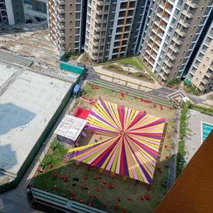 Balcony Image of 910 Sq.ft 2 BHK Apartment / Flat for sale in Wellington at Pride World City, Charholi Budruk Pune for Rs. 8600000