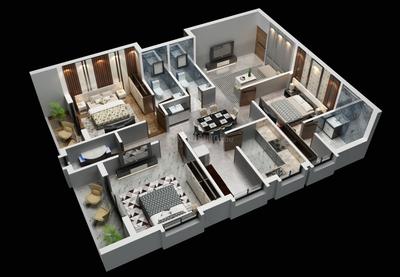 Image of 1799 Sq.ft 2 BHK Apartment / Flat for sale in Badaraghunathpur, Bhubaneswar for Rs. 7600000