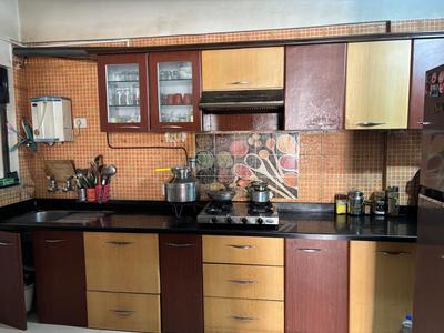 Kitchen Image of 1050 Sq.ft 2 BHK Apartment / Flat for rent in Lunkad Amazon, Viman Nagar Pune for Rs. 43000