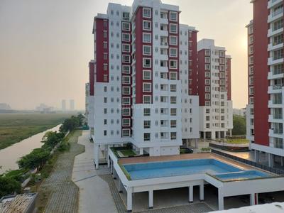 Image of 563 Sq.ft 1 BHK Apartment / Flat for rent in Bengal Swan Court, New Town, Kolkata for Rs. 13000