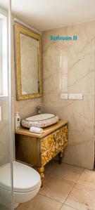 Bathroom Image of 1955 Sq.ft 3 BHK Apartment / Flat for rent in Nandini Metro Suites Bliss, Vaishali Ghaziabad for Rs. 50000