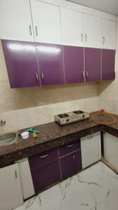 Kitchen Image of 600 Sq.ft 1 BHK Builder Floor for rent in Tagore Garden Extension New Delhi for Rs. 19000