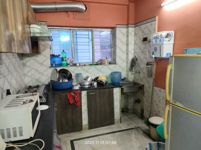 Kitchen Image of 1220 Sq.ft 3 BHK Apartment / Flat for sale in Anjali Apartment, Ward No 113 Kolkata for Rs. 4800000
