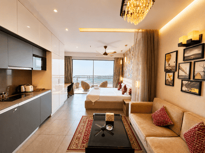 Bedroom Image of 700 Sq.ft 1 RK Apartment / Flat for sale in Smartworld Residences By Elie Saab, Sector 98 Noida for Rs. 20000000