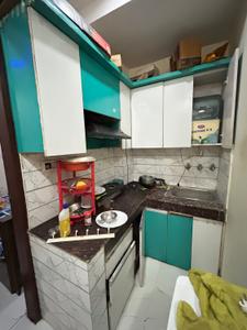 Kitchen Image of 500 Sq.ft 1 BHK Independent House for rent in Nawada New Delhi for Rs. 12000
