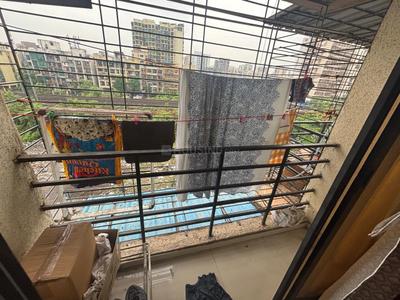 Balcony Image of 450 Sq.ft 1 BHK Apartment / Flat for rent in Unnati Tower, Ulwe Navi Mumbai for Rs. 14000