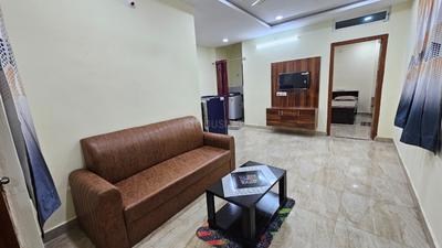 Hall Image of 650 Sq.ft 1 BHK Apartment / Flat for rent in Madhapur Hyderabad for Rs. 26500