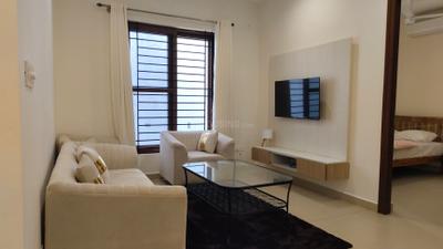 Living Room Image of 1200 Sq.ft 2 BHK Builder Floor for rent in Indira Nagar Bengaluru for Rs. 73000
