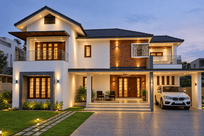 Building Image of 2000 Sq.ft 3 BHK Villa for sale in Koorkenchery Thrissur for Rs. 11800000