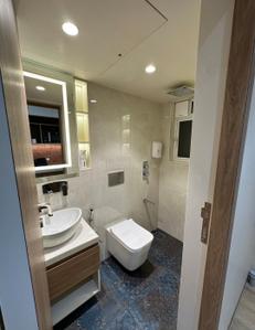 Bathroom Image of 1500 Sq.ft 3 BHK Apartment / Flat for rent in RK Habitat, Zadeshwar Bharuch for Rs. 13000