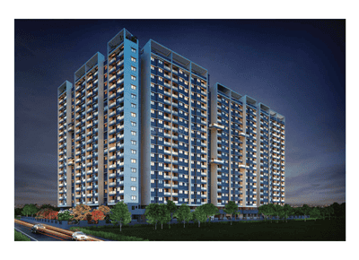 Image of 700 Sq.ft 2 BHK Apartment / Flat for sale in Global Platinum Citylights Phase 2, Moshi, Pune for Rs. 5900000