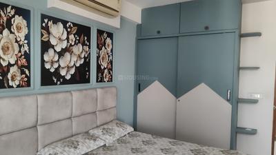 Bedroom Image of 2000 Sq.ft 3 BHK Apartment / Flat for rent in Tulsi Shyam Saanvi, Chandkheda Ahmedabad for Rs. 42000