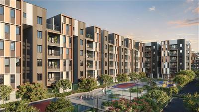 Image of 1100 Sq.ft 3 BHK Apartment / Flat for sale in TVS Emerald Verde Vista, Padur, Chennai for Rs. 10000000