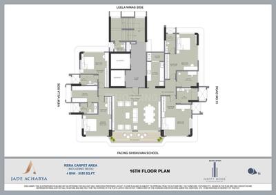 Image of 1191 Sq.ft 3 BHK Apartment / Flat for sale in Jade Acharya, Matunga East, Mumbai for Rs. 65000000