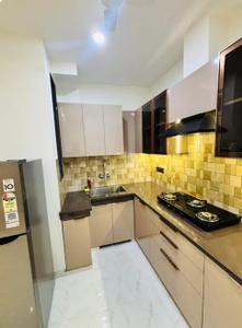 Kitchen Image of 1250 Sq.ft 1 BHK Apartment / Flat for rent in Suncity Jewel Of India, Bajaj Nagar Jaipur for Rs. 9000