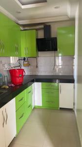 Kitchen Image of 1700 Sq.ft 3 BHK Apartment / Flat for rent in Aastik Sai RKM Palace, Khagaul Patna for Rs. 45000