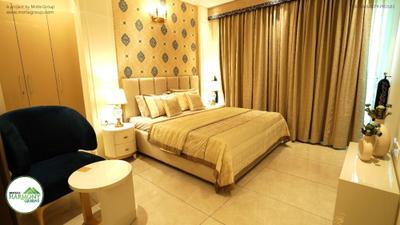 Bedroom Image of 1755 Sq.ft 3 BHK Apartment / Flat for sale in Motia Harmony Greens, Peer Muchalla Zirakpur for Rs. 10890000