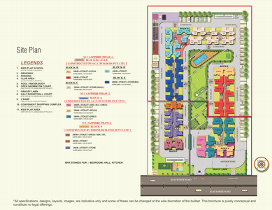 Image of 880 Sq.ft 2 BHK Apartment / Flat for sale in SVP Gulmohar Garden Phase 2, Raj Nagar Extension, Ghaziabad for Rs. 6999000