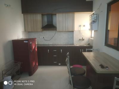 Kitchen Image of 550 Sq.ft 1 BHK Apartment / Flat for rent in Hare Krishana Orchid, Sunrakh Bangar Vrindavan for Rs. 15000