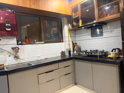 Kitchen Image of 1280 Sq.ft 2 BHK Apartment / Flat for sale in Devshree Benito, Jahangir Pura Surat for Rs. 5200000