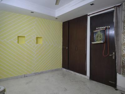 Bedroom Image of 900 Sq.ft 3 BHK Builder Floor for rent in Maidan Garhi New Delhi for Rs. 25000