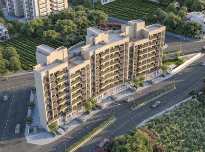 Image of 1341 Sq.ft 2 BHK Apartment / Flat for sale in Ognaj, Ahmedabad for Rs. 6000000