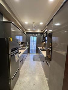 Kitchen Image of 1900 Sq.ft 3 BHK Builder Floor for rent in Aez Aloha, Sector 57 Gurgaon for Rs. 80000