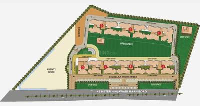 Image of 1022 Sq.ft 2 BHK Apartment / Flat for sale in Maan, Pune for Rs. 8200000