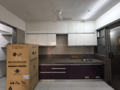 Kitchen Image of 2334 Sq.ft 3 BHK Apartment / Flat for rent in Shivalik Green View, Shantigram Ahmedabad for Rs. 80000