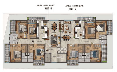 Image of 3250 Sq.ft 4 BHK Apartment / Flat for sale in Krishna Nagar, Lucknow for Rs. 25000000
