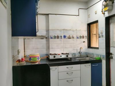 Kitchen Image of 600 Sq.ft 1 BHK Apartment / Flat for sale in Kasarvadavali Thane for Rs. 5700000