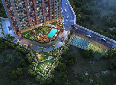 Image of 1040 Sq.ft 2 BHK Apartment / Flat for sale in Konnark High Castle, Shirdhon, Navi Mumbai for Rs. 6000000