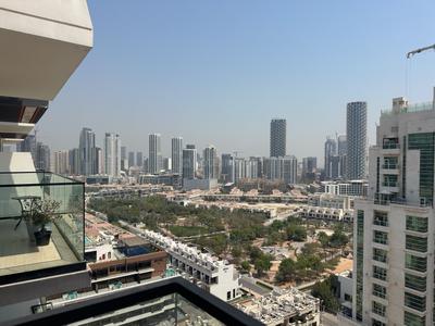 Balcony Image of 911 Sq.ft 2 BHK Apartment / Flat for sale in Jumeirah Village Dubai for Rs. 33925804