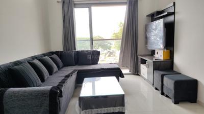 Living Room Image of 1214 Sq.ft 2 BHK Apartment / Flat for rent in Shantigram Ahmedabad for Rs. 41000