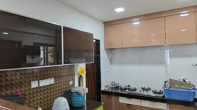 Kitchen Image of 1400 Sq.ft 3 BHK Apartment / Flat for sale in Jainam Sky Memories, Manjalpur Vadodara for Rs. 8000000