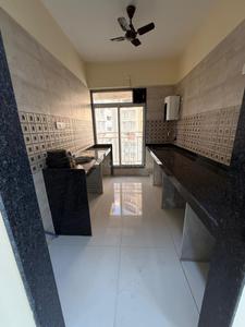 Kitchen Image of 650 Sq.ft 2 BHK Apartment / Flat for rent in Gami Teesta, Pisarve Navi Mumbai for Rs. 15000