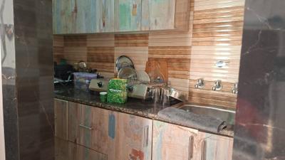 Kitchen Image of 500 Sq.ft 1 RK Builder Floor for rent in Vikaspuri New Delhi for Rs. 14000