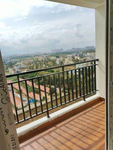 Balcony Image of 1250 Sq.ft 3 BHK Apartment / Flat for rent in Isha Hilife, Thirumalashettyhally Bengaluru for Rs. 52000
