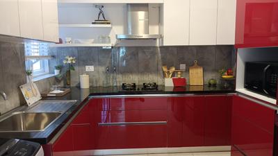 Kitchen Image of 624 Sq.ft 1 BHK Apartment / Flat for sale in Ivory Phase 2 At Brigade Orchards, Bychapura Bengaluru for Rs. 6300000