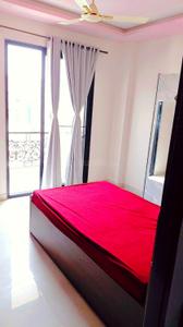 Bedroom Image of 1200 Sq.ft 3 BHK Builder Floor for rent in Malviya Nagar Jaipur for Rs. 44999