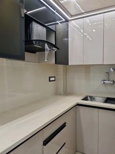Kitchen Image of 549 Sq.ft 2 BHK Apartment / Flat for rent in Dwarka Mor New Delhi for Rs. 17000