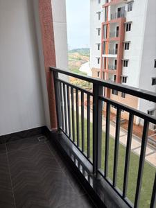 Balcony Image of 1500 Sq.ft 3 BHK Apartment / Flat for rent in Aparna Sarovar Zicon, Serilingampally Hyderabad for Rs. 60000