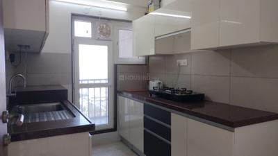 Kitchen Image of 850 Sq.ft 2 BHK Apartment / Flat for rent in Shapoorji Pallonji BKC 28, Bandra East Mumbai for Rs. 120000