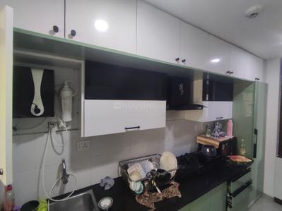 Kitchen Image of 1435 Sq.ft 3 BHK Apartment / Flat for rent in Patel Smondo, Gachibowli Hyderabad for Rs. 75000