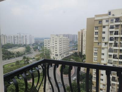 Balcony Image of 1200 Sq.ft 2 BHK Apartment / Flat for rent in DLF New Town Heights, New Town Kolkata for Rs. 26000