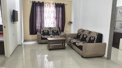 Living Room Image of 850 Sq.ft 1 BHK Apartment / Flat for rent in Surya Kiran Aakash Homes, Ujala Circle Ahmedabad for Rs. 20999