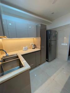 Kitchen Image of 1400 Sq.ft 2 BHK Builder Floor for rent in Sector 7 Gurgaon for Rs. 25000
