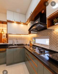 Kitchen Image of 940 Sq.ft 2 BHK Apartment / Flat for sale in Jaypee Kosmos, Sector 134 Noida for Rs. 7500000