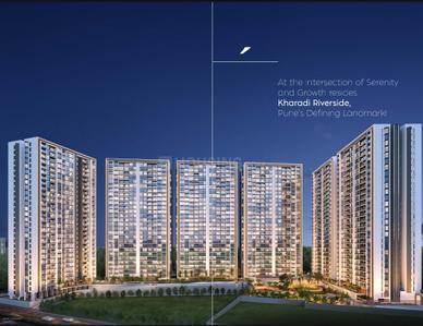 Image of 1138 Sq.ft 2 BHK Apartment / Flat for sale in Mantra Melange, Kharadi, Pune for Rs. 9500000